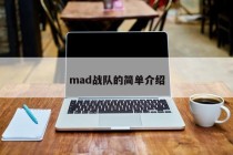 mad战队的简单介绍